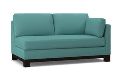 Avalon Right Arm Apartment Size Sofa :: Leg Finish: Espresso / Configuration: RAF - Chaise on the Right