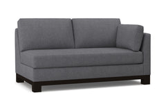 Avalon Right Arm Apartment Size Sofa :: Leg Finish: Espresso / Configuration: RAF - Chaise on the Right