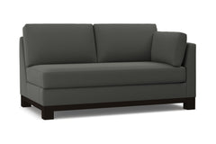 Avalon Right Arm Apartment Size Sofa :: Leg Finish: Espresso / Configuration: RAF - Chaise on the Right