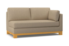 Avalon Right Arm Apartment Size Sofa :: Leg Finish: Natural / Configuration: RAF - Chaise on the Right