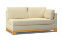 Avalon Right Arm Apartment Size Sofa :: Leg Finish: Natural / Configuration: RAF - Chaise on the Right