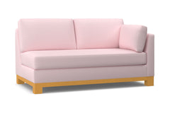 Avalon Right Arm Apartment Size Sofa :: Leg Finish: Natural / Configuration: RAF - Chaise on the Right