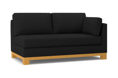 Avalon Right Arm Apartment Size Sofa :: Leg Finish: Natural / Configuration: RAF - Chaise on the Right