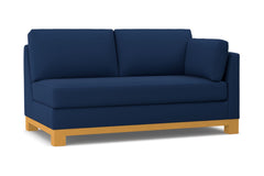 Avalon Right Arm Apartment Size Sofa :: Leg Finish: Natural / Configuration: RAF - Chaise on the Right