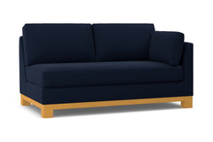 Avalon Right Arm Apartment Size Sofa :: Leg Finish: Natural / Configuration: RAF - Chaise on the Right