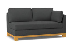 Avalon Right Arm Apartment Size Sofa :: Leg Finish: Natural / Configuration: RAF - Chaise on the Right