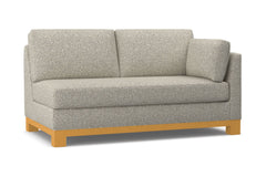Avalon Right Arm Apartment Size Sofa :: Leg Finish: Natural / Configuration: RAF - Chaise on the Right