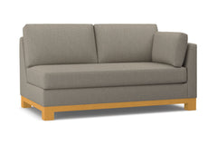 Avalon Right Arm Apartment Size Sofa :: Leg Finish: Natural / Configuration: RAF - Chaise on the Right