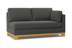 Avalon Right Arm Apartment Size Sofa :: Leg Finish: Natural / Configuration: RAF - Chaise on the Right