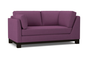 Avalon Left Arm Corner Apt Size Sofa :: Leg Finish: Espresso / Configuration: LAF - Chaise on the Left