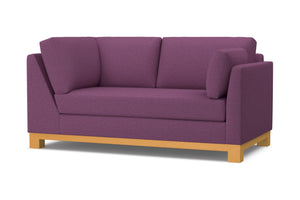 Avalon Right Arm Corner Apt Size Sofa :: Leg Finish: Natural / Configuration: RAF - Chaise on the Right