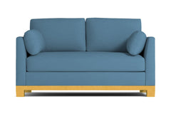 Avalon Apartment Size Sleeper Sofa Bed :: Leg Finish: Natural / Sleeper Option: Memory Foam Mattress