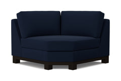 Avalon Round Corner :: Leg Finish: Espresso