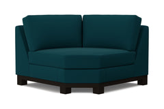 Avalon Round Corner :: Leg Finish: Espresso