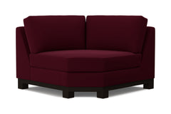 Avalon Round Corner :: Leg Finish: Espresso