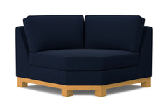 Avalon Round Corner :: Leg Finish: Natural