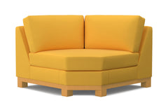 Avalon Round Corner :: Leg Finish: Natural