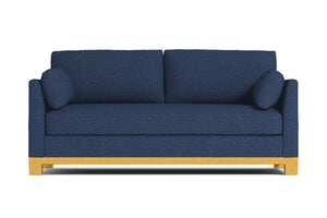 Avalon Queen Size Sleeper Sofa Bed :: Leg Finish: Natural / Sleeper Option: Deluxe Innerspring Mattress