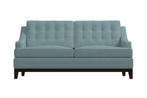 Bannister Apartment Size Sleeper Sofa Bed :: Leg Finish: Espresso / Sleeper Option: Deluxe Innerspring Mattress