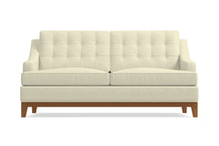 Bannister Apartment Size Sleeper Sofa Bed :: Leg Finish: Pecan / Sleeper Option: Memory Foam Mattress