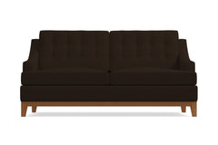 Bannister Apartment Size Sleeper Sofa Bed :: Leg Finish: Pecan / Sleeper Option: Deluxe Innerspring Mattress