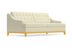 Bannister Queen Size Sleeper Sofa Bed :: Leg Finish: Natural / Sleeper Option: Deluxe Innerspring Mattress