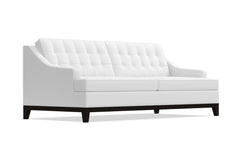 Bannister Queen Size Sleeper Sofa Bed :: Leg Finish: Espresso / Sleeper Option: Memory Foam Mattress