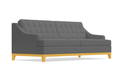 Bannister Queen Size Sleeper Sofa Bed :: Leg Finish: Natural / Sleeper Option: Deluxe Innerspring Mattress