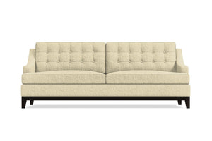 Bannister Queen Size Sleeper Sofa Bed :: Leg Finish: Espresso / Sleeper Option: Deluxe Innerspring Mattress