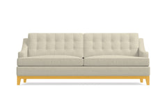 Bannister Queen Size Sleeper Sofa Bed :: Leg Finish: Natural / Sleeper Option: Deluxe Innerspring Mattress