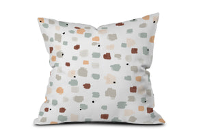 Bloom Field Peach Toss Pillow by Mpgmb