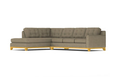 Brentwood 2pc Sleeper Sectional :: Leg Finish: Natural / Configuration: LAF - Chaise on the Left / Sleeper Option: Memory Foam Mattress