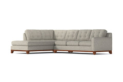 Brentwood 2pc Sectional Sofa :: Leg Finish: Pecan / Configuration: LAF - Chaise on the Left