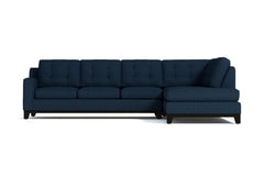 Brentwood 2pc Sectional Sofa :: Leg Finish: Espresso / Configuration: RAF - Chaise on the Right