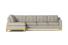 Brentwood 2pc Sleeper Sectional :: Leg Finish: Natural / Configuration: LAF - Chaise on the Left / Sleeper Option: Memory Foam Mattress