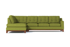 Brentwood 2pc Sectional Sofa :: Leg Finish: Pecan / Configuration: LAF - Chaise on the Left