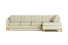 Brentwood 2pc Sectional Sofa :: Leg Finish: Natural / Configuration: RAF - Chaise on the Right