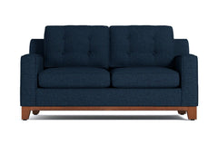 Brentwood Twin Size Sleeper Sofa Bed :: Leg Finish: Pecan / Sleeper Option: Deluxe Innerspring Mattress