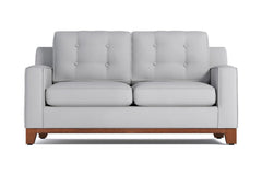 Brentwood Apartment Size Sleeper Sofa Bed :: Leg Finish: Pecan / Sleeper Option: Innerspring Mattress