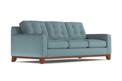 Brentwood Queen Size Sleeper Sofa Bed :: Leg Finish: Pecan / Sleeper Option: Memory Foam Mattress