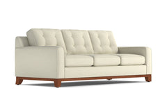 Brentwood Queen Size Sleeper Sofa Bed :: Leg Finish: Pecan / Sleeper Option: Deluxe Innerspring Mattress