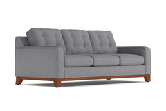 Brentwood Queen Size Sleeper Sofa Bed :: Leg Finish: Pecan / Sleeper Option: Deluxe Innerspring Mattress