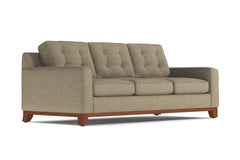 Brentwood Queen Size Sleeper Sofa Bed :: Leg Finish: Pecan / Sleeper Option: Memory Foam Mattress