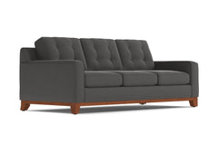 Brentwood Queen Size Sleeper Sofa Bed :: Leg Finish: Pecan / Sleeper Option: Memory Foam Mattress