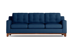 Brentwood Queen Size Sleeper Sofa Bed :: Leg Finish: Pecan / Sleeper Option: Memory Foam Mattress