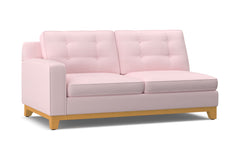 Brentwood Left Arm Apartment Size Sofa :: Leg Finish: Natural / Configuration: LAF - Chaise on the Left