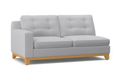 Brentwood Left Arm Apartment Size Sofa :: Leg Finish: Natural / Configuration: LAF - Chaise on the Left