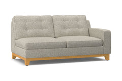 Brentwood Right Arm Apartment Size Sofa :: Leg Finish: Natural / Configuration: RAF - Chaise on the Right