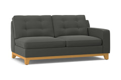 Brentwood Right Arm Apartment Size Sofa :: Leg Finish: Natural / Configuration: RAF - Chaise on the Right