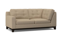 Brentwood Left Arm Corner Apt Size Sofa :: Leg Finish: Espresso / Configuration: LAF - Chaise on the Left